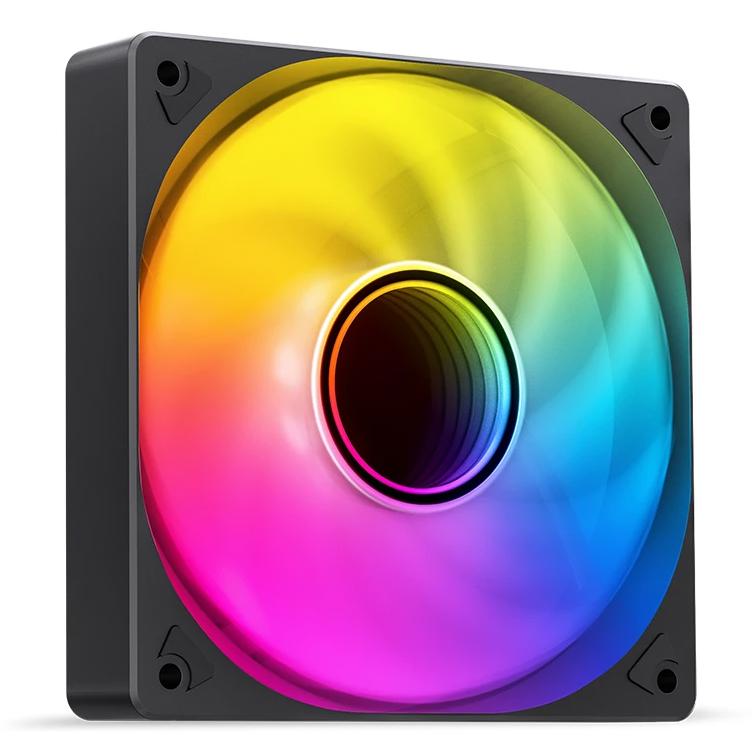 A large main feature product image of Jonsbo SL-120 ARGB 120mm PWM Fan (Black)