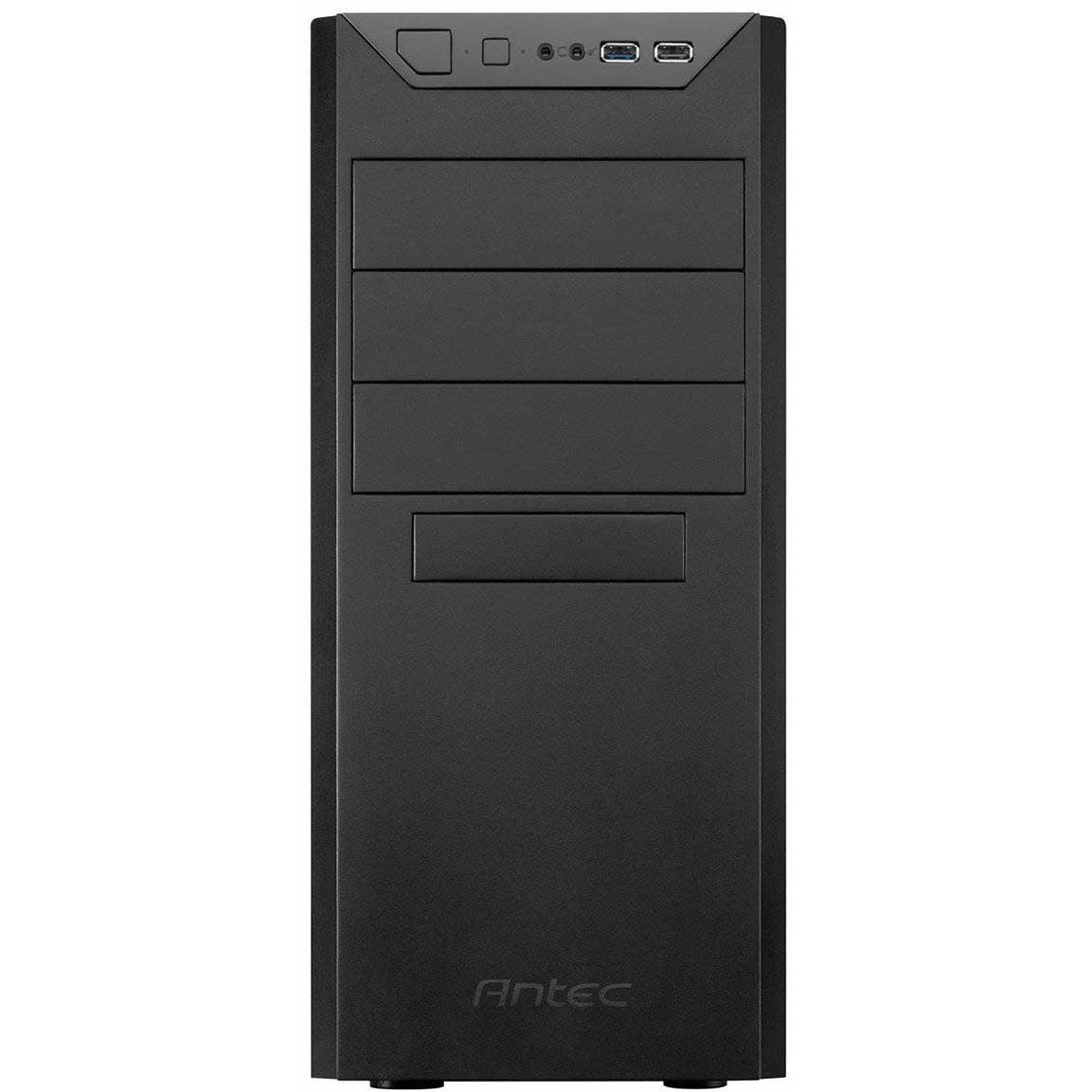 A large main feature product image of Antec VSK4000B-U3 - Mid Tower Case (Black)