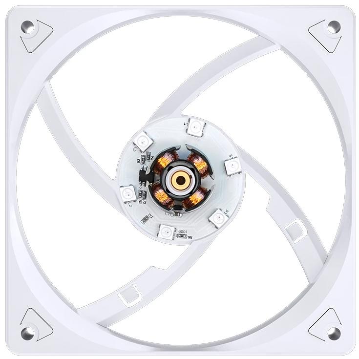 A large main feature product image of Jonsbo SL-120 ARGB 120mm PWM Fan (White)