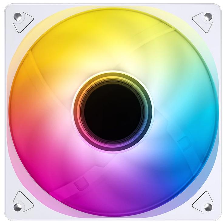 A large main feature product image of Jonsbo SL-120 ARGB 120mm PWM Fan (White)