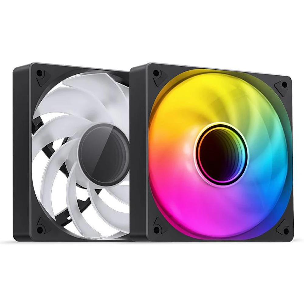 Jonsbo SL-120 ARGB 120mm PWM Reverse Blade Fan (Black)