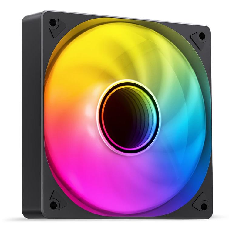 A large main feature product image of Jonsbo SL-120 ARGB 120mm PWM Reverse Blade Fan (Black)