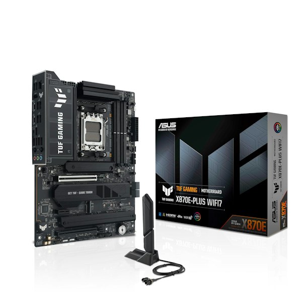 ASUS TUF Gaming X870E-Plus WiFi7 AM5 ATX Desktop Motherboard
