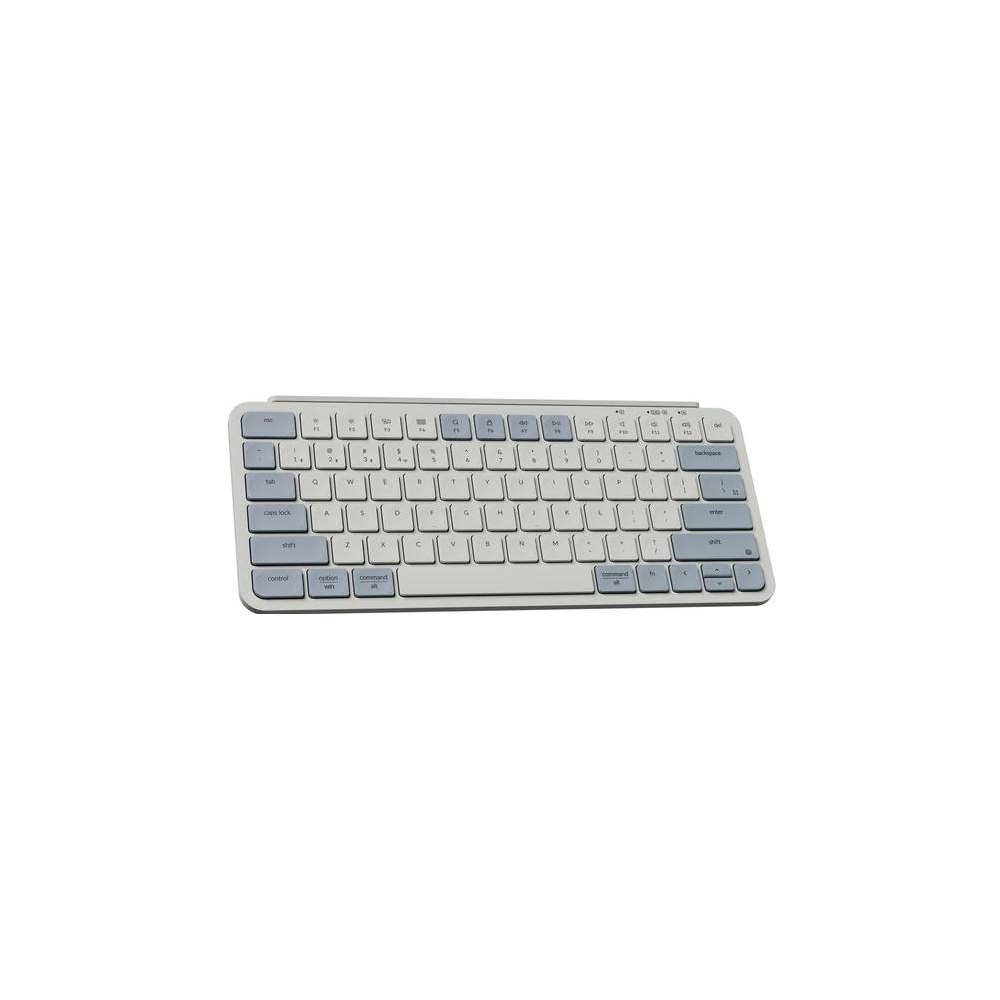 A large main feature product image of Keychron B1 Pro - Ultra-Slim Compact Wireless Keyboard - Retro Blue