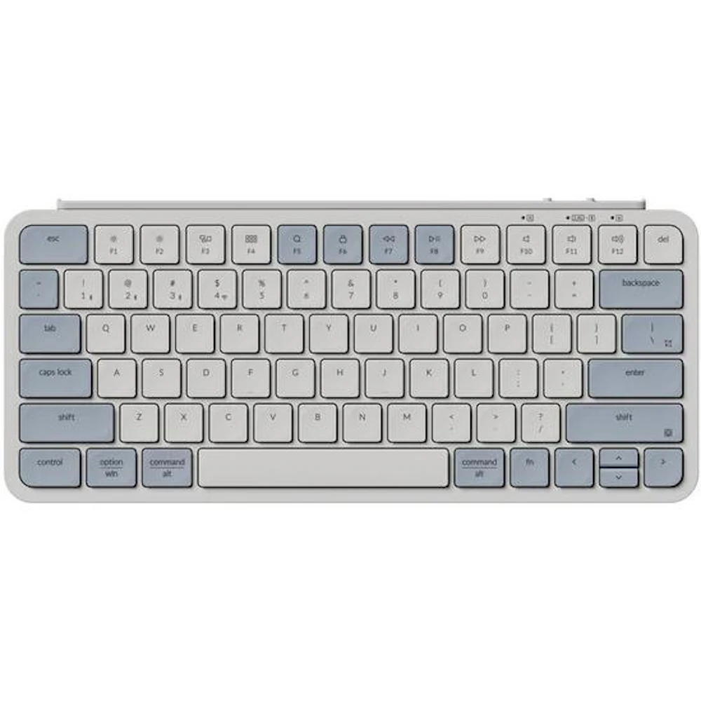 Keychron B1 Pro - Ultra-Slim Compact Wireless Keyboard - Retro Blue