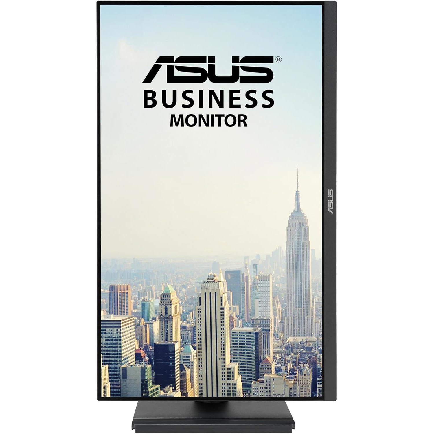 A large main feature product image of ASUS VA279QGS - 27" 1080p 120Hz IPS Business Monitor
