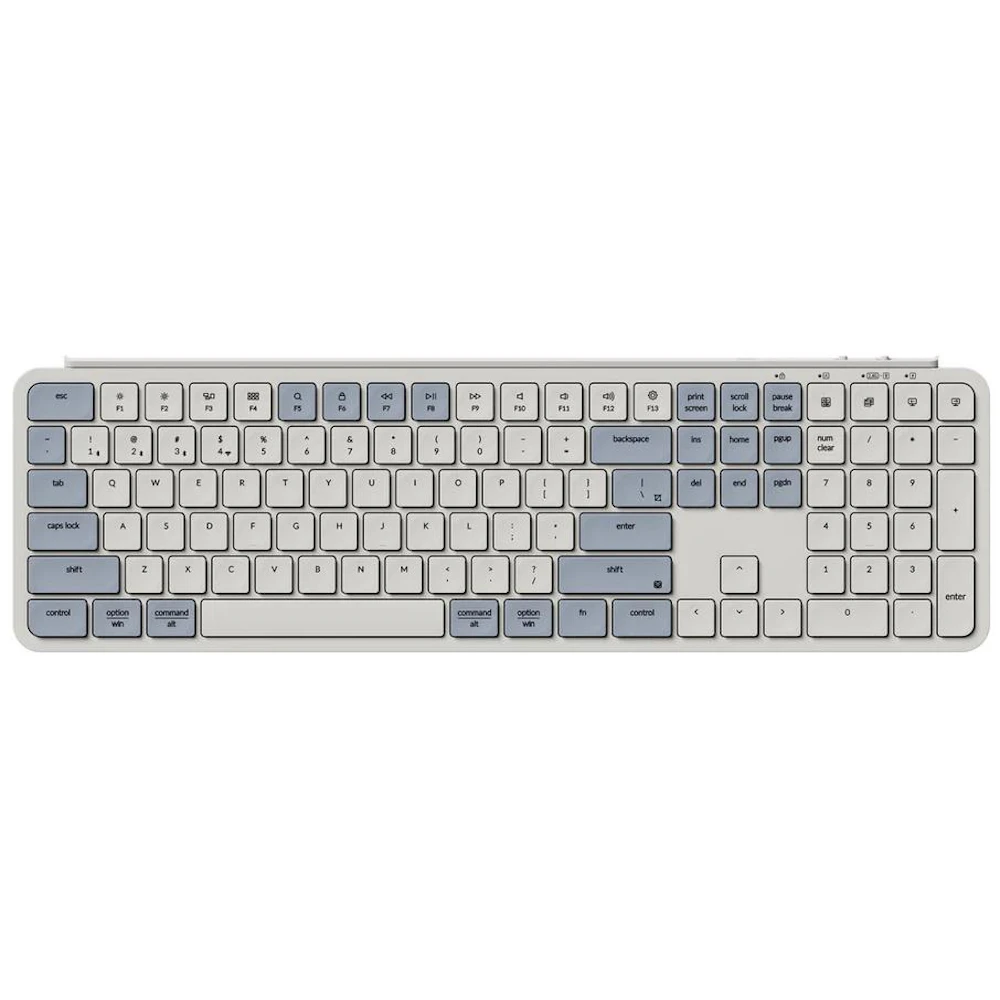 Keychron B6 Pro - Ultra-Slim Wireless Keyboard - Retro Blue