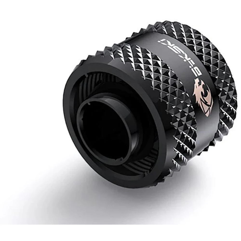 Bykski G1/4" 10/16mm Soft Tube Compression Fitting (Black)