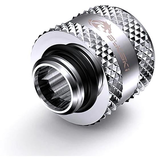 A large main feature product image of Bykski G1/4" 10/16mm Soft Tube Compression Fitting (Silver)
