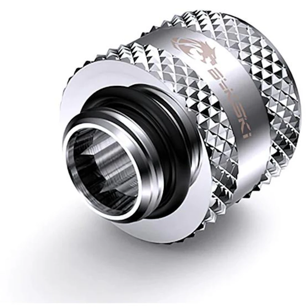 Bykski G1/4" 10/16mm Soft Tube Compression Fitting (Silver)