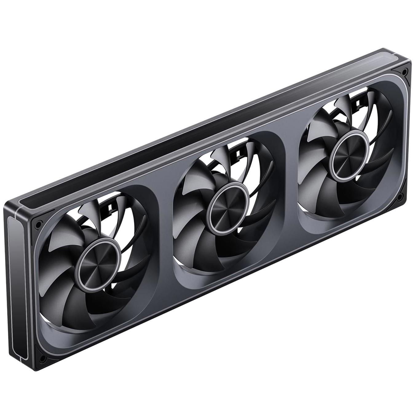 A large main feature product image of Jonsbo ZA-360 ARGB 120x360mm PWM Triple Fan Module (Black)