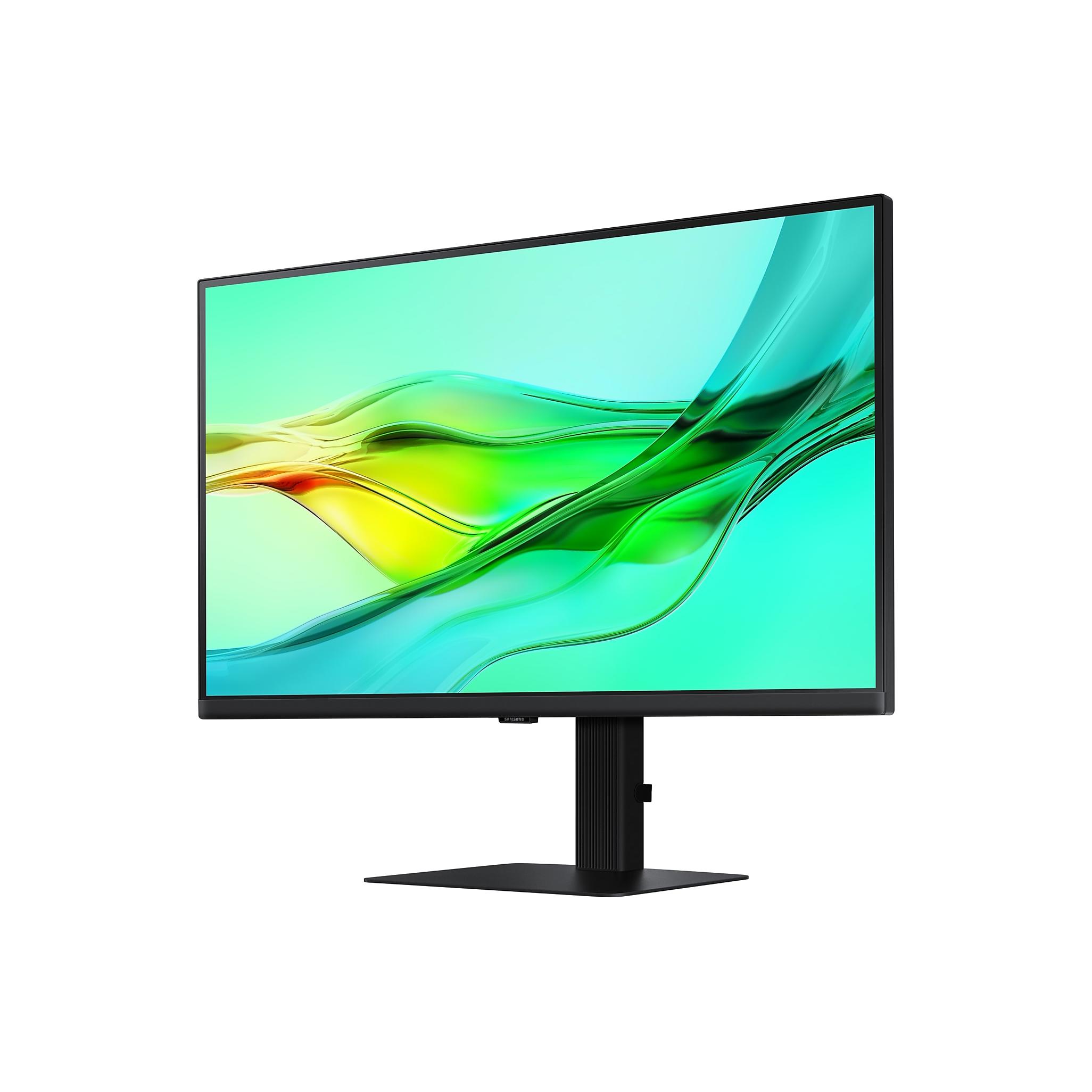 A large main feature product image of Samsung ViewFinity S60UD - 24" 1440p 100Hz IPS Monitor