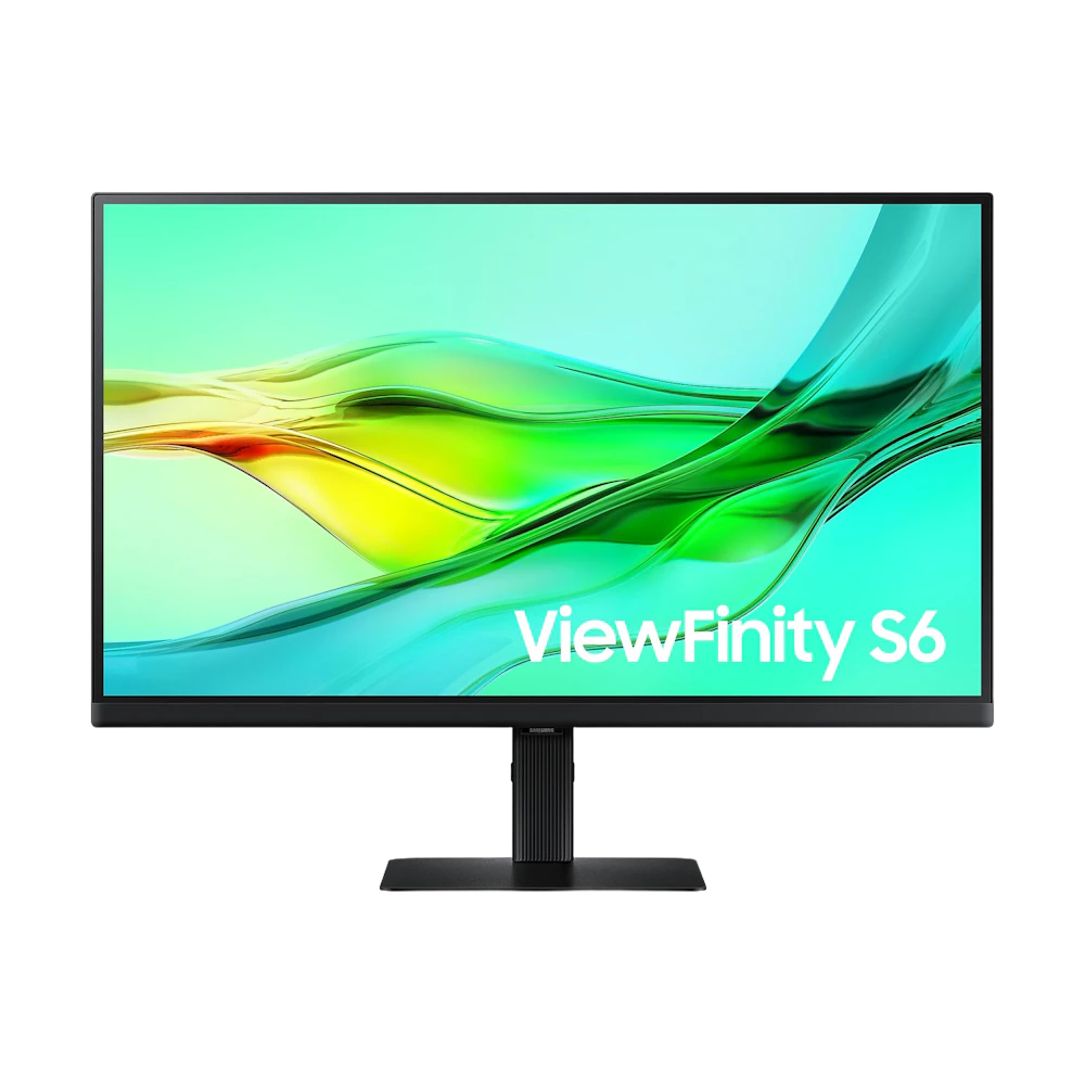 A large main feature product image of Samsung ViewFinity S60UD - 27" 1440p 100Hz IPS Monitor
