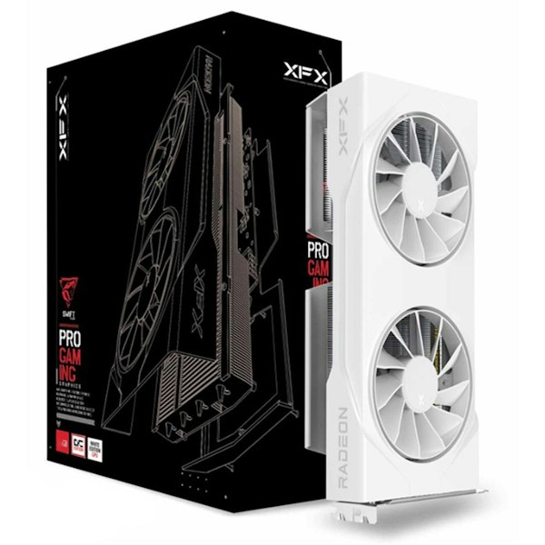 XFX Swift Radeon RX 9060 XT OC Gaming Edition 16GB GDDR6 - White