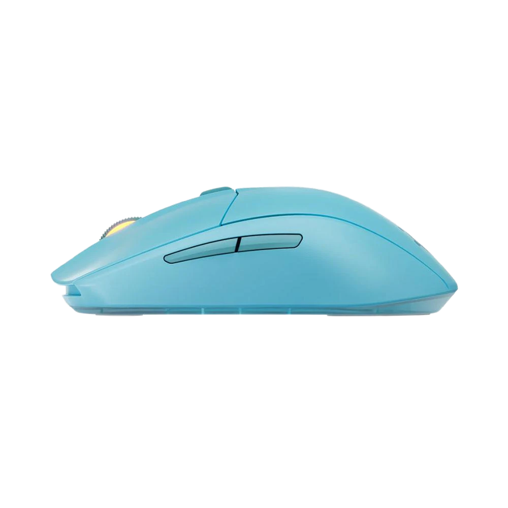 A large main feature product image of SteelSeries Rival 3 Gen 2 Wireless Gaming Mouse - Aqua