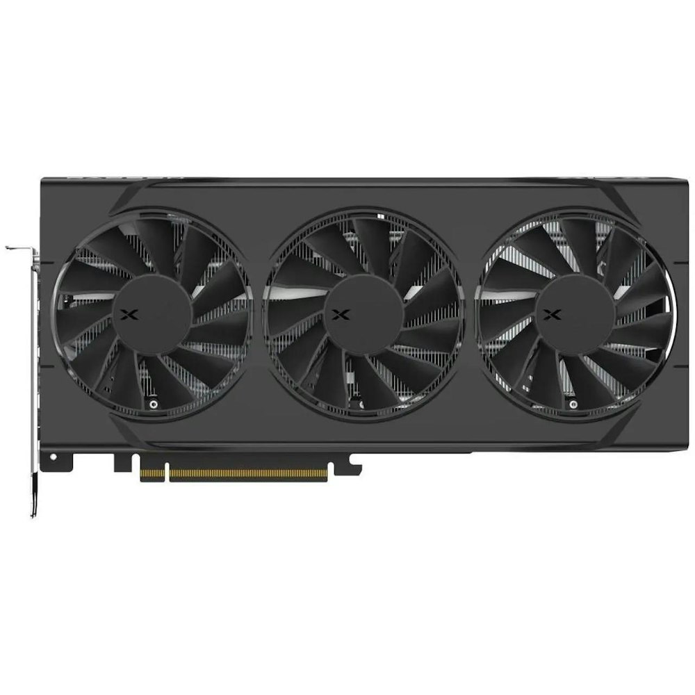 A large main feature product image of XFX Radeon RX 9070 Swift OC 16GB GDDR6