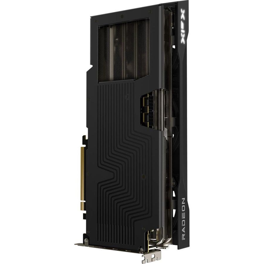 A large main feature product image of XFX Radeon RX 9070 XT Swift 16GB GDDR6 