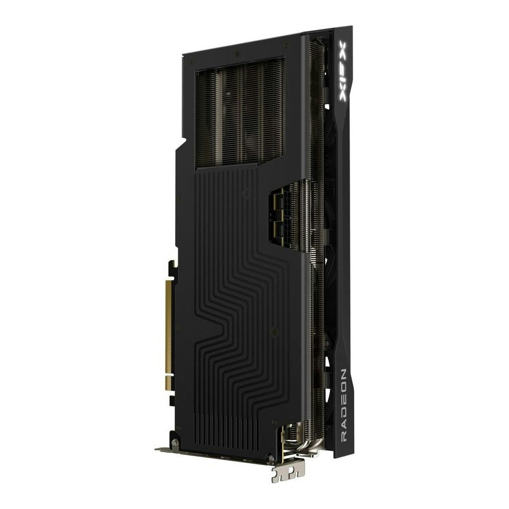 A large main feature product image of XFX Radeon RX 9070 XT Swift 16GB GDDR6