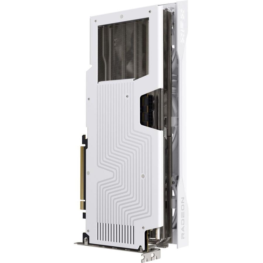 A large main feature product image of XFX Radeon RX 9070 XT Swift 16GB GDDR6 - White
