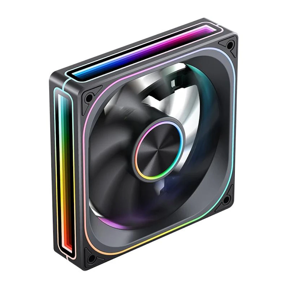 Jonsbo ZA-120 ARGB 120mm PWM Single Block Fan (Black)