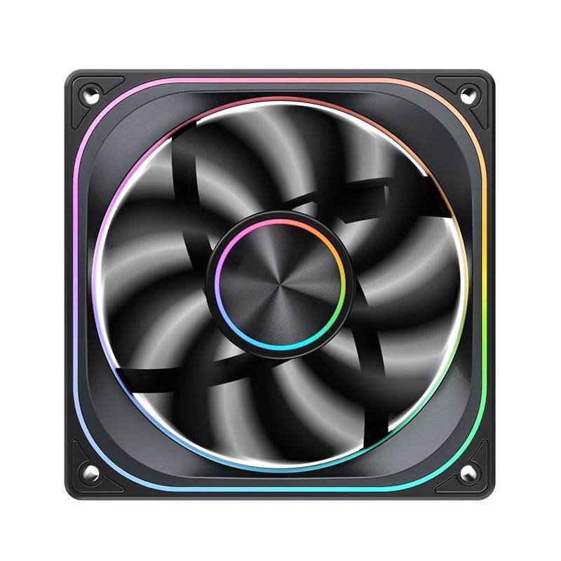 A large main feature product image of Jonsbo ZA-120 ARGB 120x120mm PWM Single Fan Module (Black)