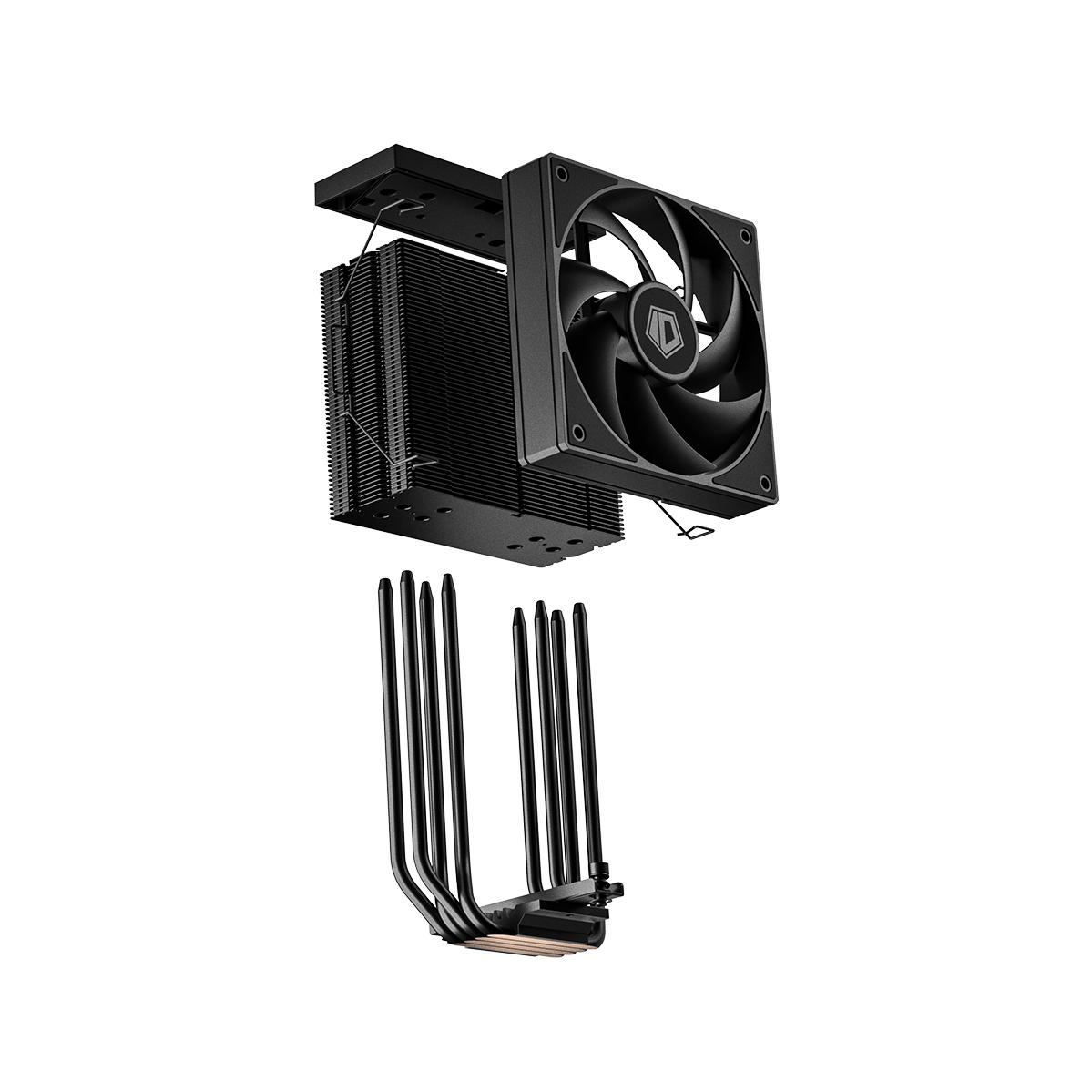 A large main feature product image of ID-COOLING FROZN A410 TD CPU Cooler w/ Temperature Display (Black)