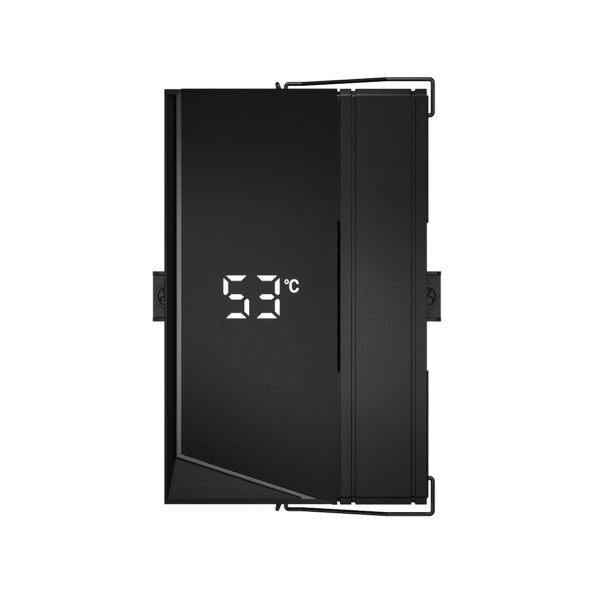 A large main feature product image of ID-COOLING FROZN A410 TD CPU Cooler w/ Temperature Display (Black)