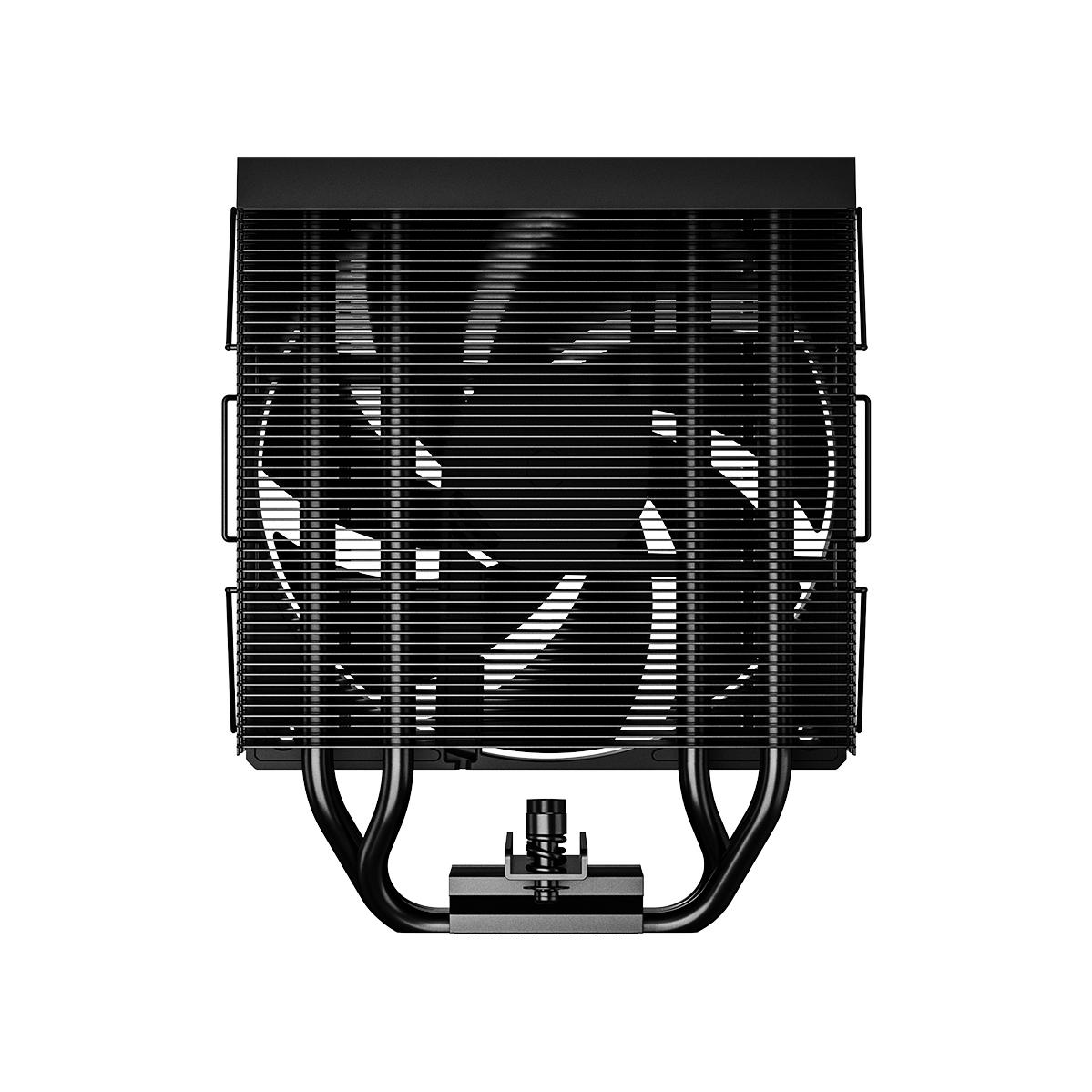 A large main feature product image of ID-COOLING FROZN A410 TD CPU Cooler w/ Temperature Display (Black)