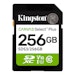 A product image of Kingston Canvas Select Plus 256GB SDXC U1 V10 UHS-I SD Card