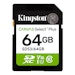 A product image of Kingston Canvas Select Plus 64GB SDXC U1 V10 UHS-I SD Card