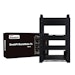 A product image of DeskPi RackMate T1 Rackmount 10" 8U Server Cabinet (Black)