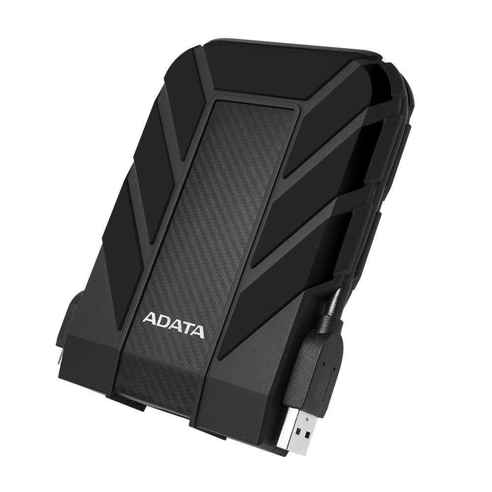 A large main feature product image of ADATA HD710 Pro External HDD - 1TB (Rugged Black)