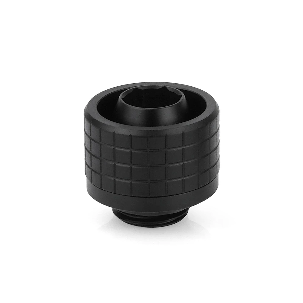 Thermal Grizzly DeltaMate ST16 - G1/4" 16mm Soft Tube Compression Fitting (Black)