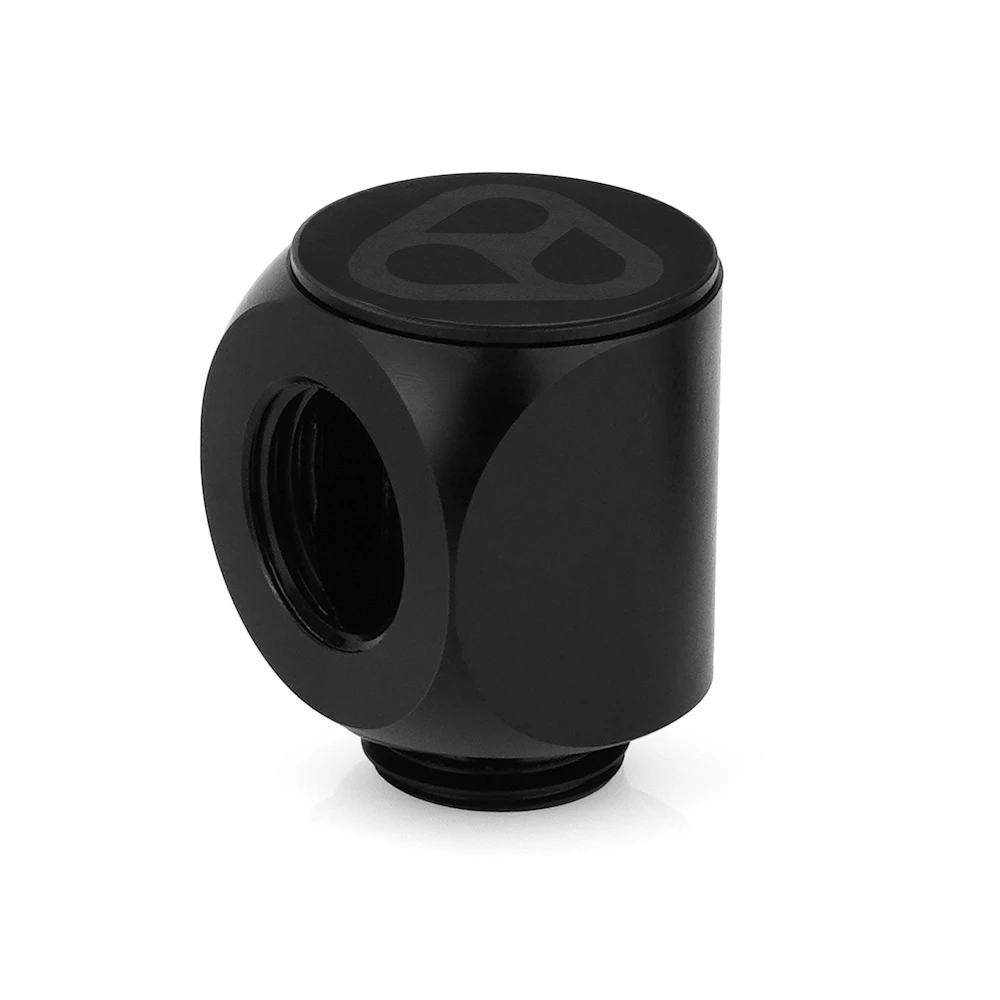 Thermal Grizzly DeltaMate Rotary - G1/4" 90 Degree Rotary Fitting (Black)
