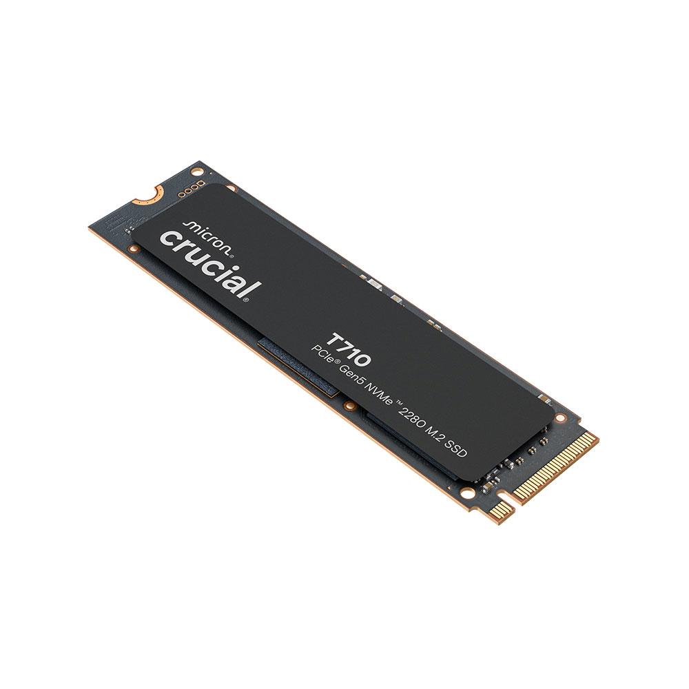 A large main feature product image of Crucial T710 PCIe Gen5 NVMe M.2 SSD - 1TB