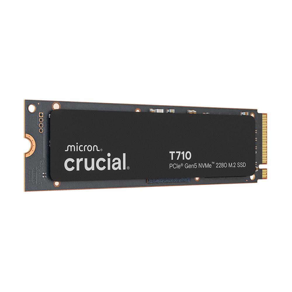 A large main feature product image of Crucial T710 PCIe Gen5 NVMe M.2 SSD - 2TB