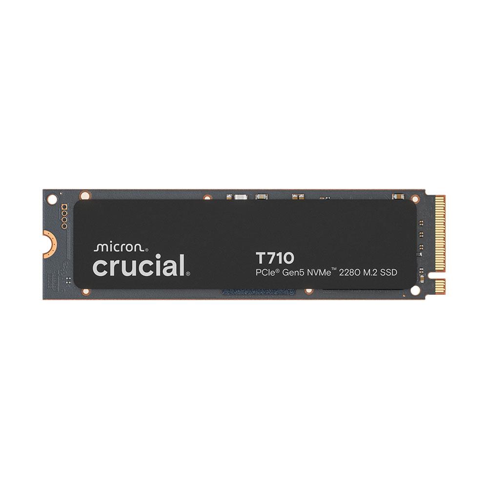A large main feature product image of Crucial T710 PCIe Gen5 NVMe M.2 SSD - 4TB
