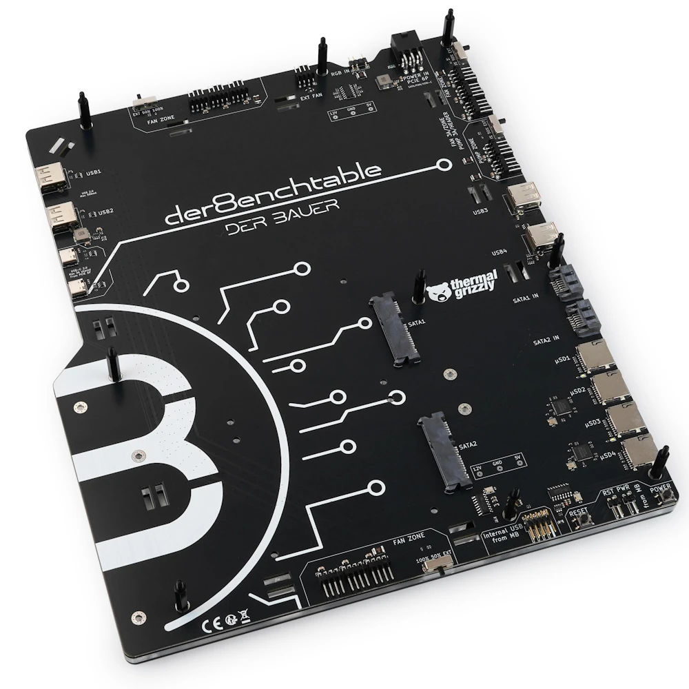 Thermal Grizzly der8enchtable - Professional Test Bench with Active PCB