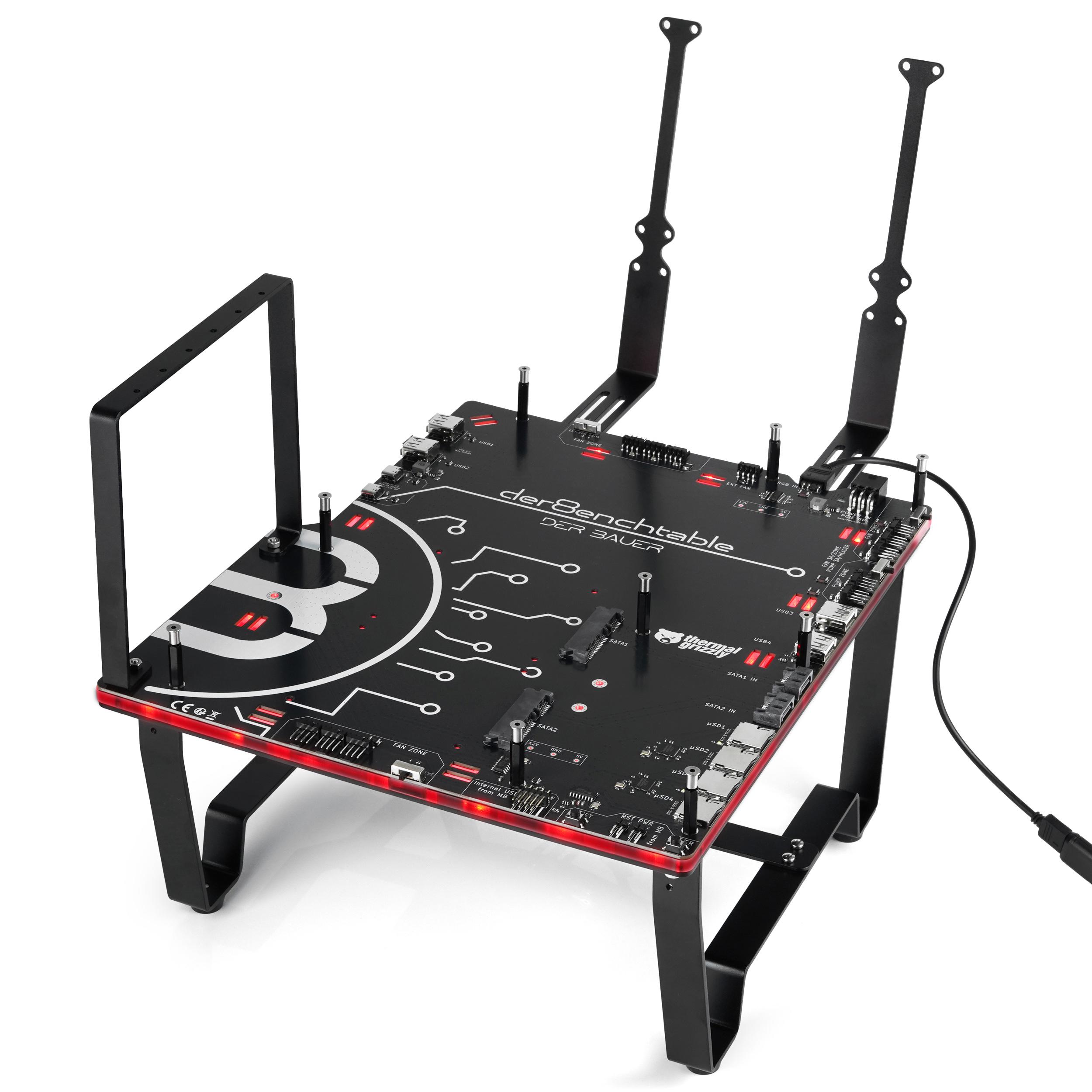 A large main feature product image of Thermal Grizzly der8enchtable - Professional Test Bench with Active PCB