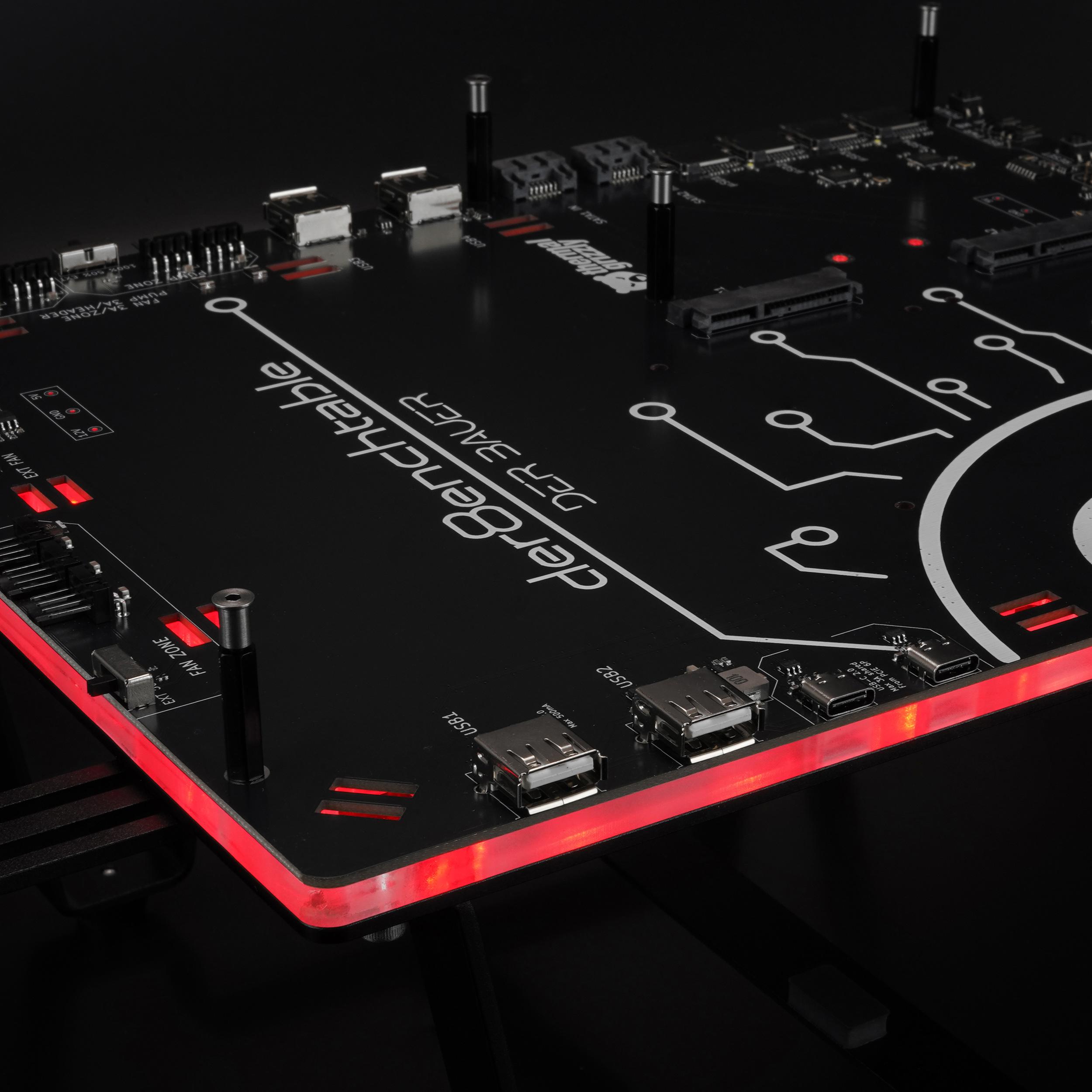 A large main feature product image of Thermal Grizzly der8enchtable - Professional Test Bench with Active PCB