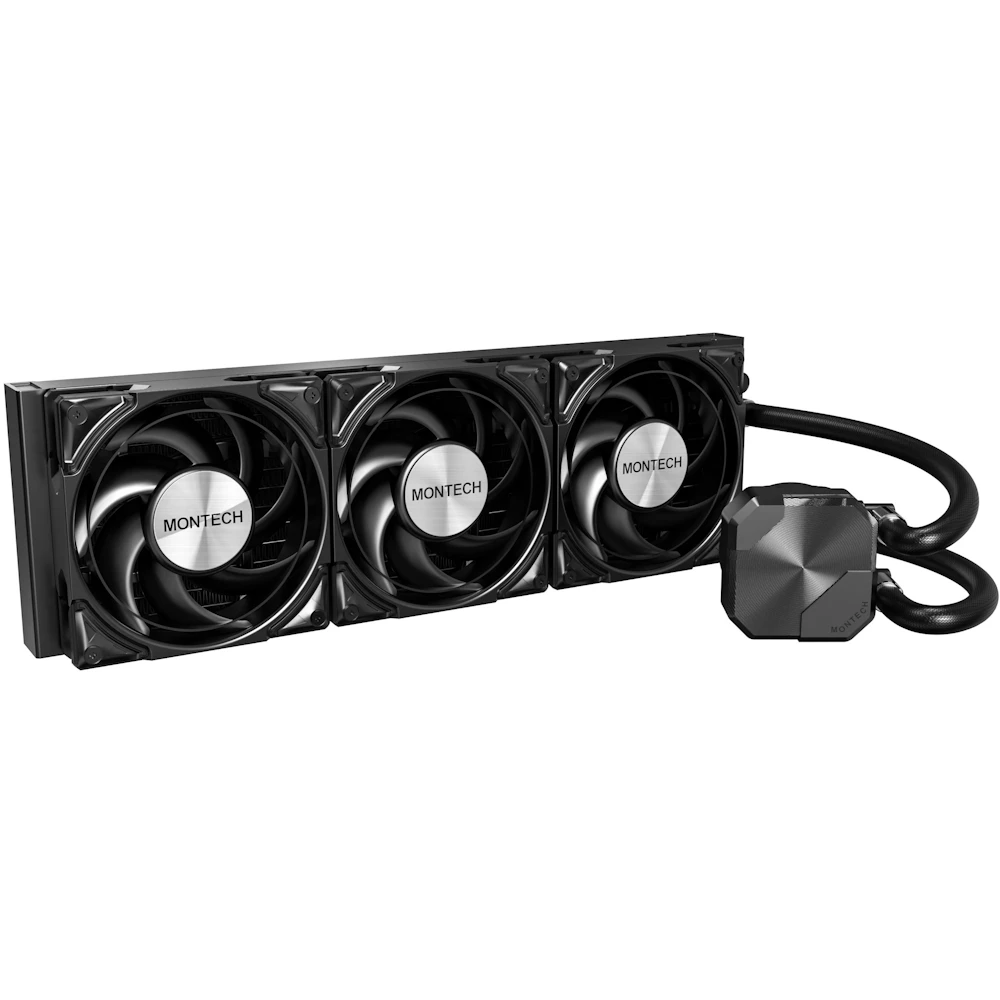 Montech HyperFlow Silent 360mm AIO Liquid CPU Cooler (Black)