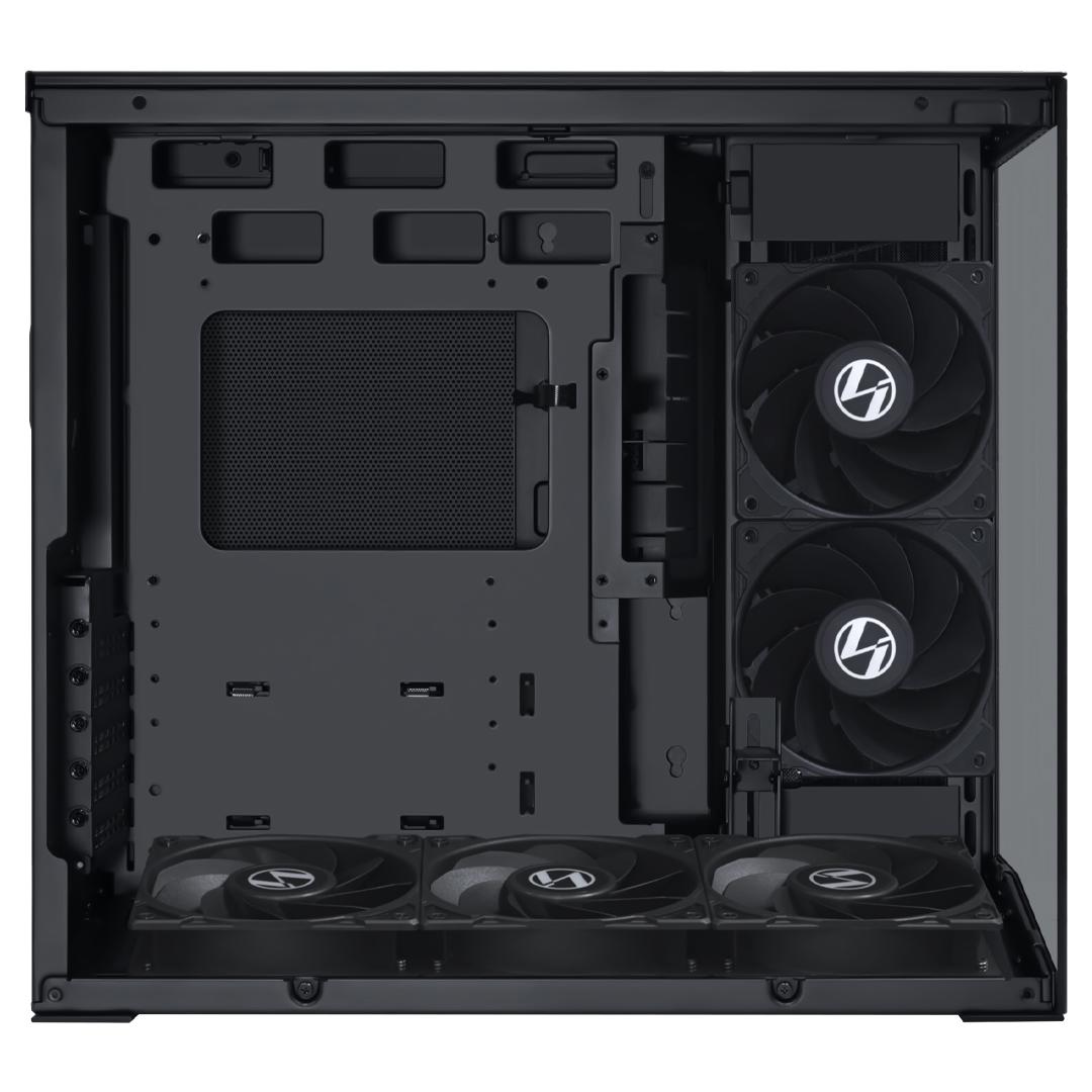 A large main feature product image of Lian Li O11D Mini V2 Flow 45L Compact - Mid Tower Case (Black)