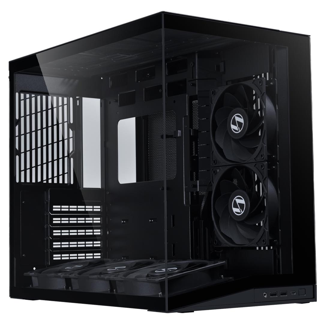 A large main feature product image of Lian Li O11D Mini V2 Flow 45L Compact - Mid Tower Case (Black)