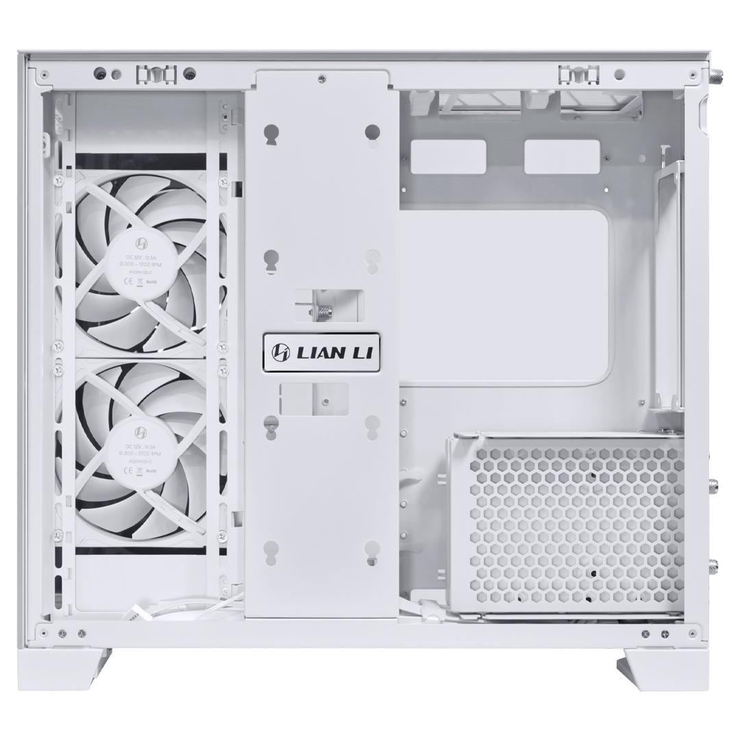 A large main feature product image of Lian Li O11D Mini V2 Flow 45L Compact - Mid Tower Case (White)