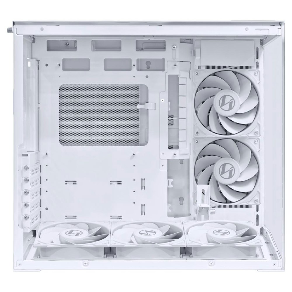 A large main feature product image of Lian Li O11D Mini V2 Flow 45L Compact - Mid Tower Case (White)