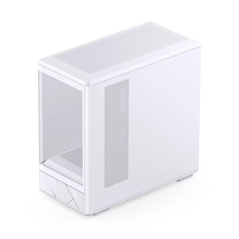 A large main feature product image of Jonsbo D200 Tempered Glass Micro Tower Case (White)