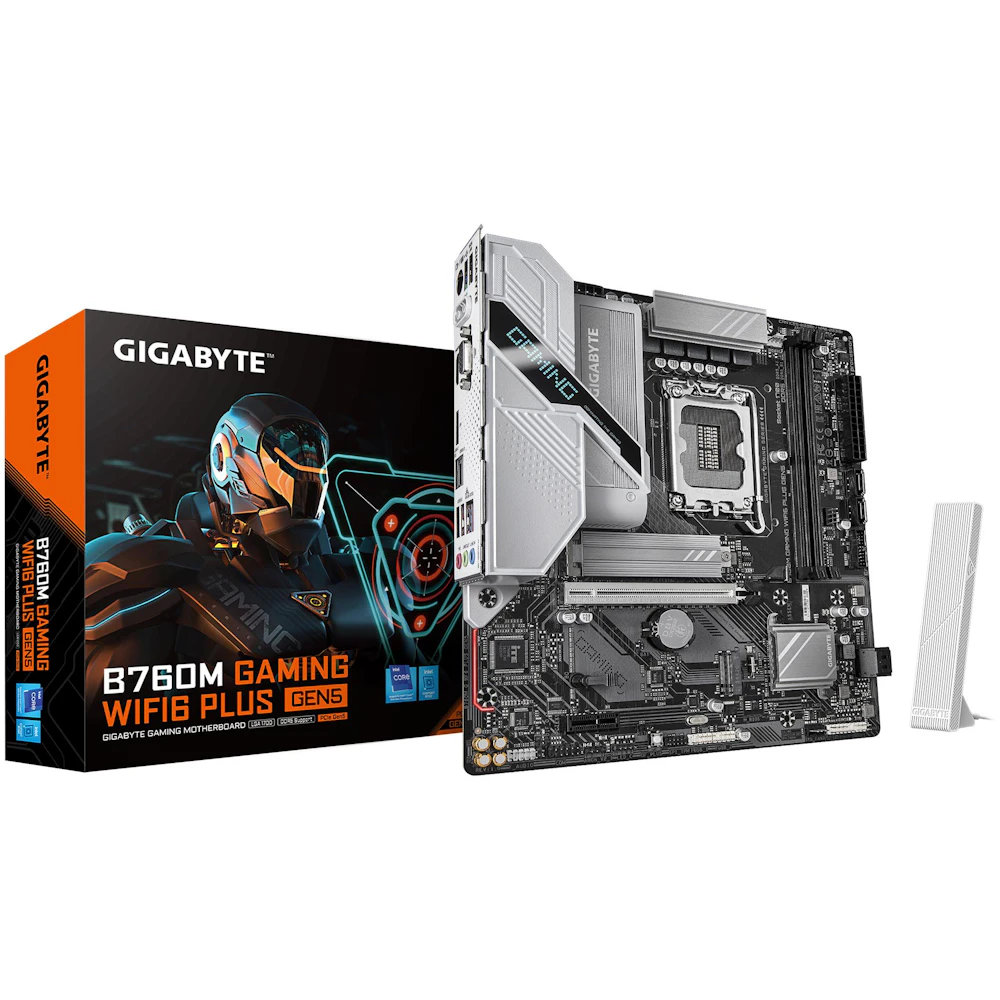 Gigabyte B760M GAMING WiFi6 PLUS GEN5 LGA1700 mATX Desktop Motherboard
