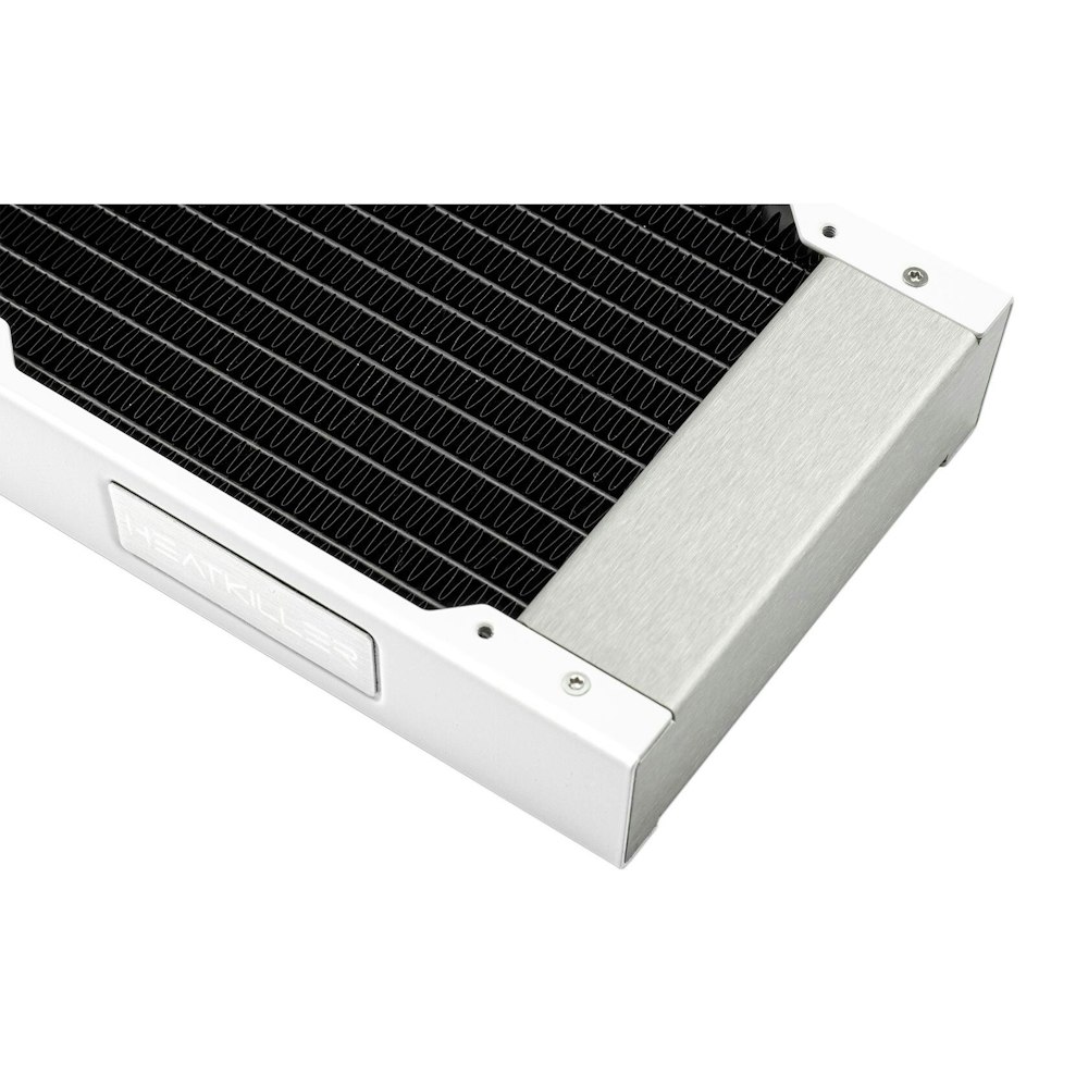 A large main feature product image of Watercool HEATKILLER RAD 360-S 360 x 30mm Radiator (White)