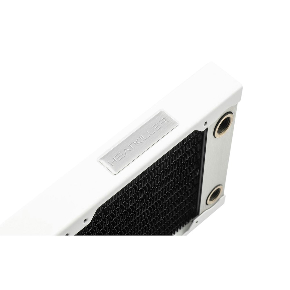 A large main feature product image of Watercool HEATKILLER RAD 360-S 360 x 30mm Radiator (White)