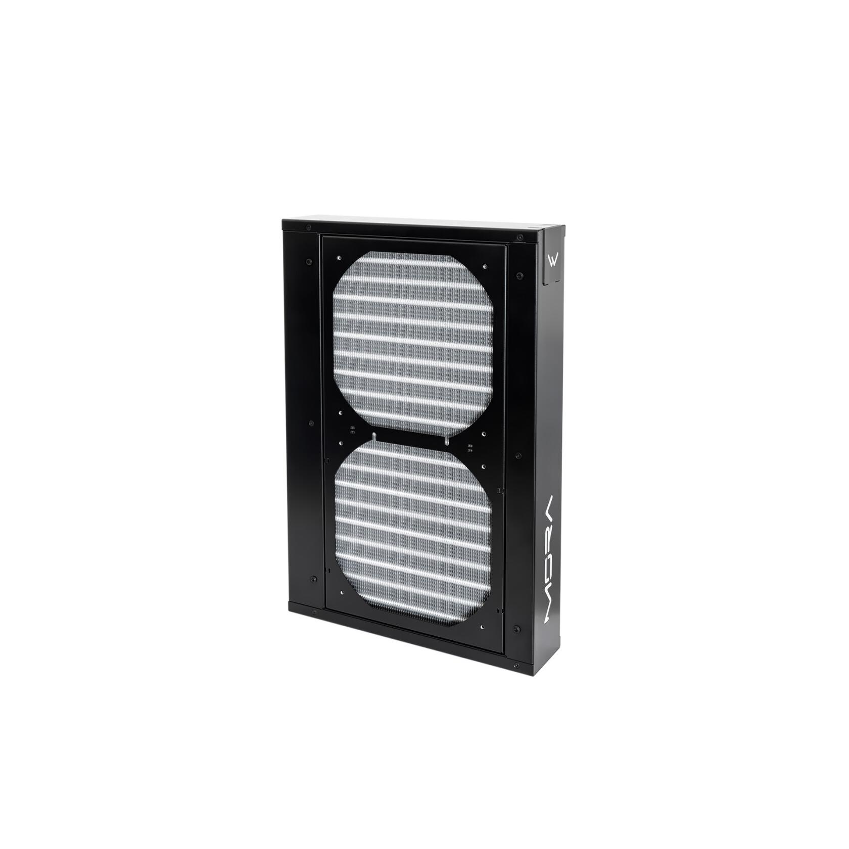 A large main feature product image of Watercool MO-RA IV 200 High-Performance External Radiator (Black)
